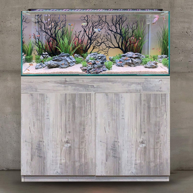 CURRENT USA Moss Green Manzanita Branch 22-inch Tall with Weighted Base | Tree Branches Molded Aquarium Decor Decoration Fake Artificial Fish Tank Ornament for Freshwater or Saltwater (7396) - Image 4